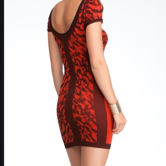 Bebe Leopard Jacquard dress - Picture 3 of 5